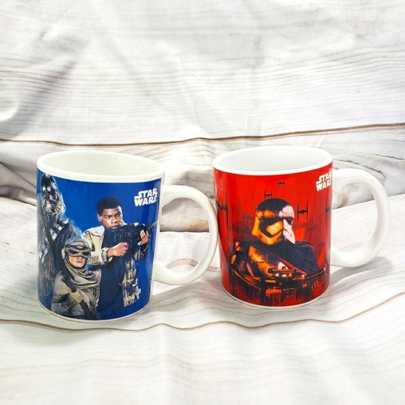 Star Wars The Force Awakens Mug Set Of 2 Galerie Good Vs Evil - Picture 1 of 9
